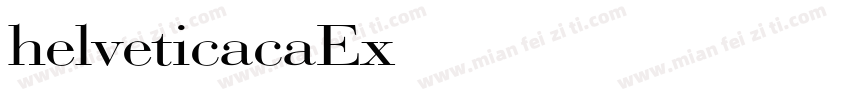 helveticacaExt Normal字体转换
